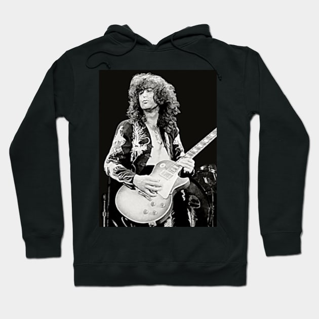 Guitarist Hard Rock Heavy Metal Guitarist Rock Music Legends Hoodie by ZiggyPrint